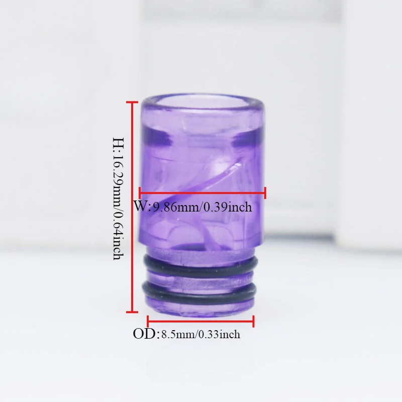 1 قطعة المعبرة 510 دوامة قطارة بلاستيكية القش المشتركة