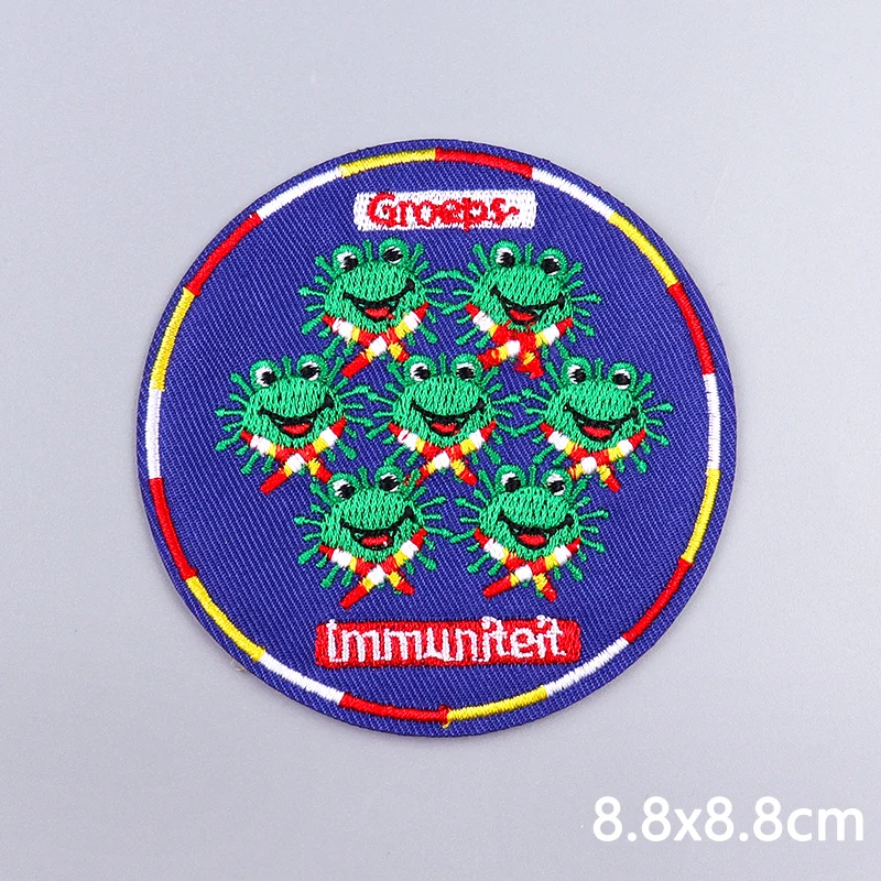 2026 Oeteldonk emblemen opstrijkbare patch Nederlandse carnaval badge voor festival geborduurde patch op kleding viering souvenir cadeau