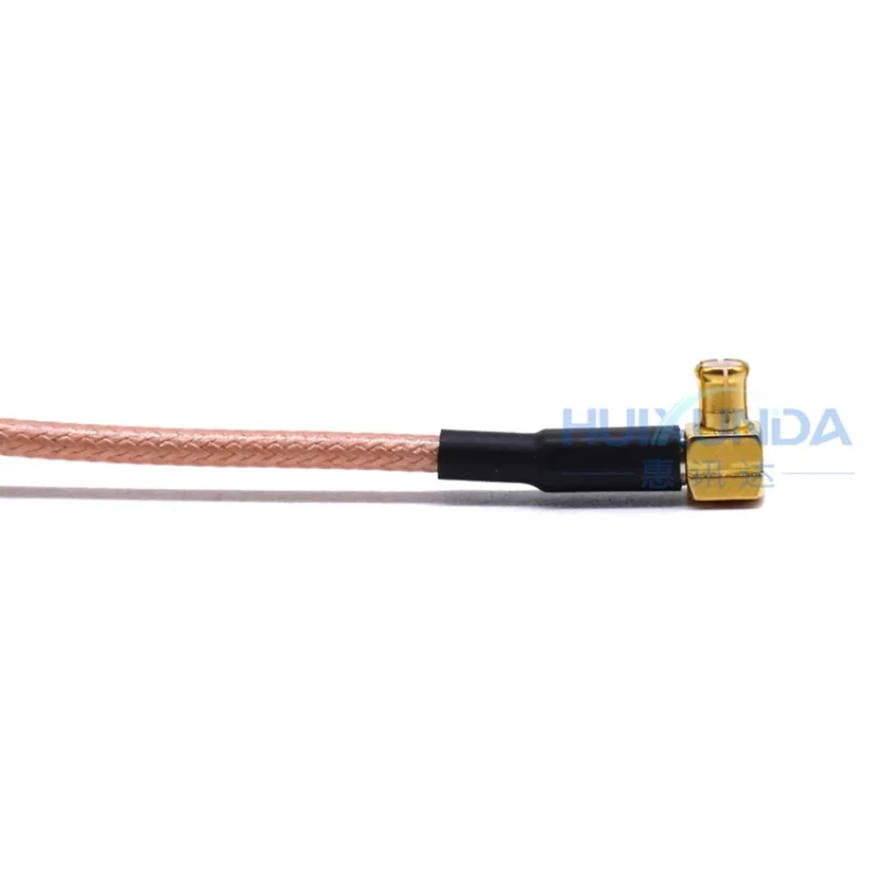 MCX Bend Macho para Macho RG316 Adaptador de Cabo de Ângulo Direito Conector PCB MCX-JW/JW para Eletrônicos