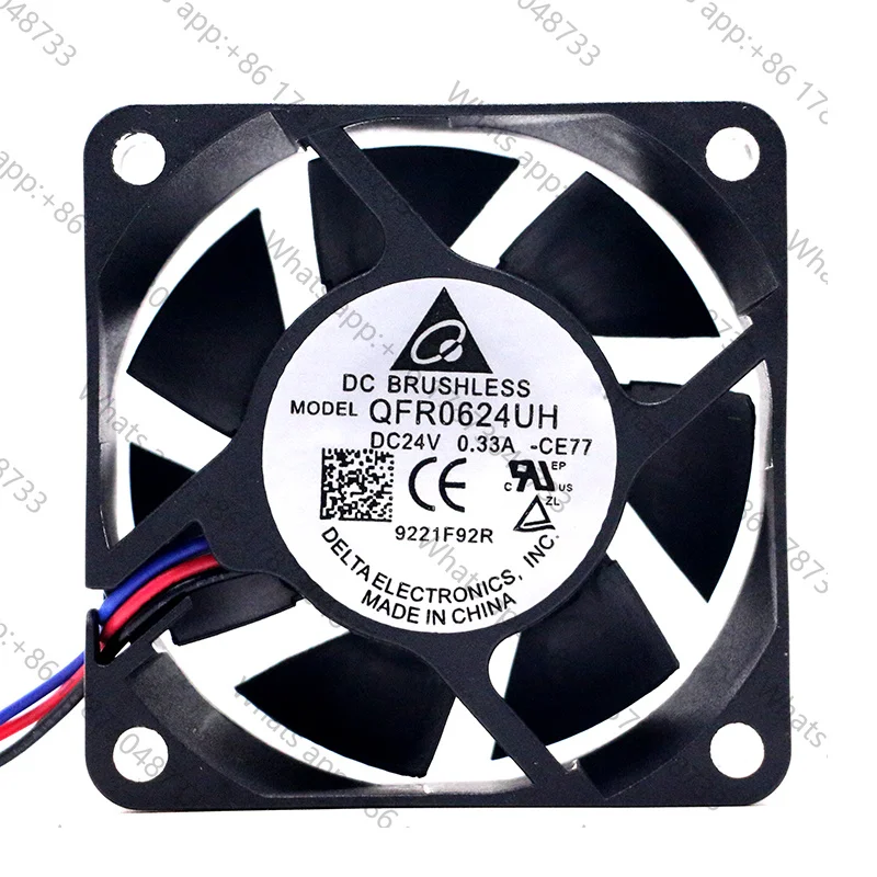 New original QFR0624UH 6025 24V 0.33A 6CM 3-wire high air volume inverter dedicated cooling fan