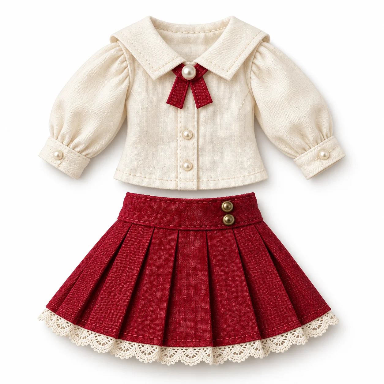 Special Six Baby Clothes Roman Holiday Suit Skirt Bjd Baby Clothes Light Nightmare Twins Time Gap Paradox World Electrical