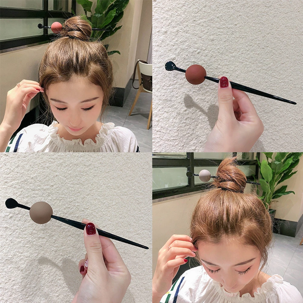 Ragazze donne copricapo semplice rotondo moda palla forcine strumenti per capelli disco accessori per capelli