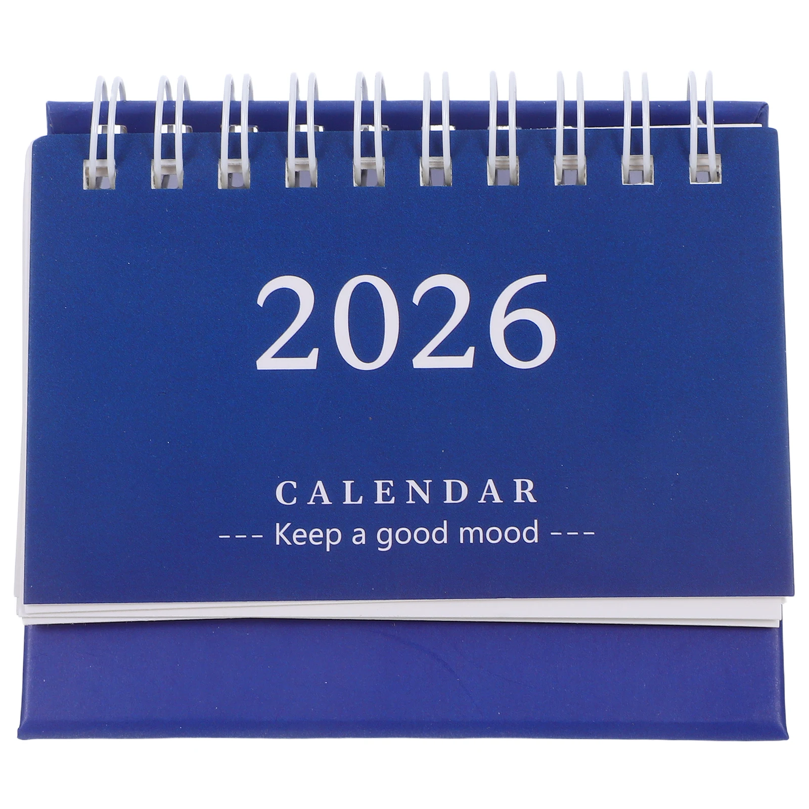

Mini Desk Calendar 2026 Foldable Standing Flip Tabletop Planner For Home Office Small Space-Saving Calendar Thick Paper Daily