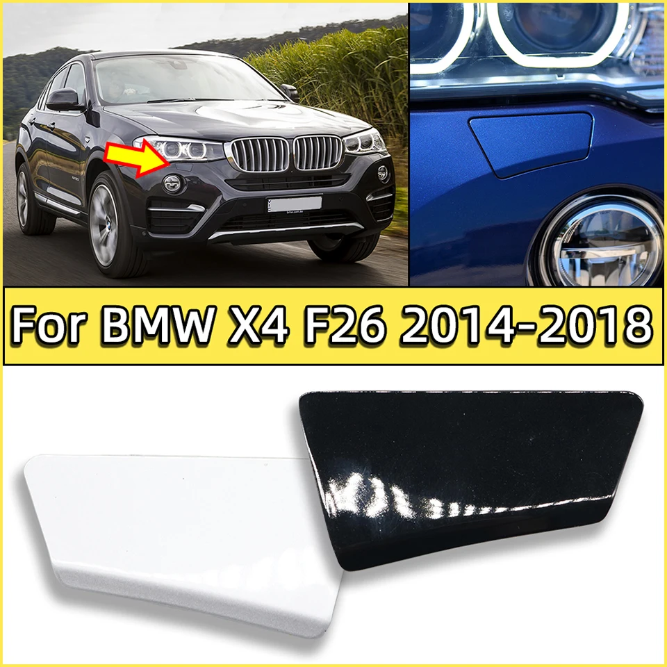 

Автозапчасти, передний бампер, крышка сопла омывателя фар для BMW X4 F26, обычная версия 2014-2018, накладка, крышка распылителя, крышка