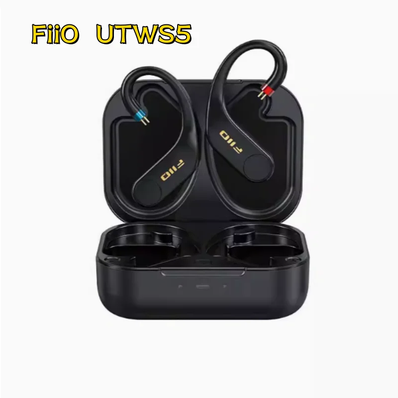 FiiO UTWS5 2025 True Wireless Bluetooth Наушники-крючки и усилитель для наушников для IEM, Hi-Res 96 кГц/24 бит LDAC - MMCX/0,78 2 контакта