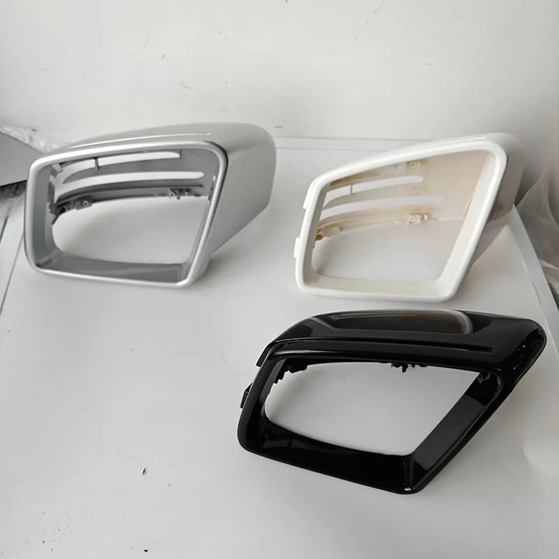 1pc White/Black Side Mirror Cover Cap for Mercedes Benz W164 GL W166 M R W251 2010-2015 GLE GLS 2016 2019 W461 W463  V251 X166