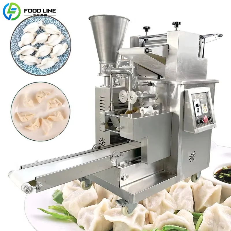 

Full Automatic Dumpling Making Machine Stainless Steel Commercial Dumpling Filling Wrapping Device Support Customized