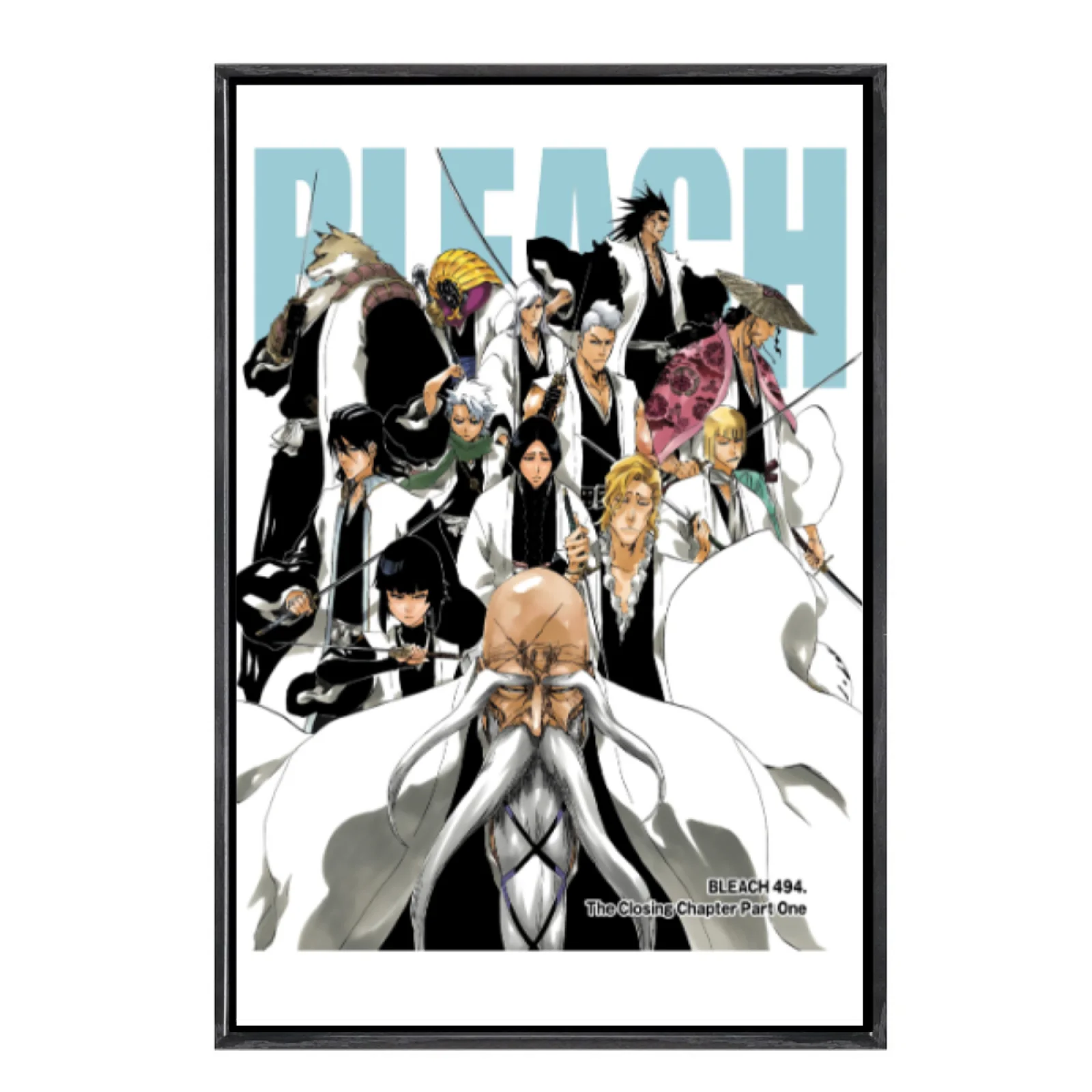 

Japanese Manga Multi-Size Canvas Poster Double Framed Wall Art, Bleach Home Decor for Living Room Bedroom