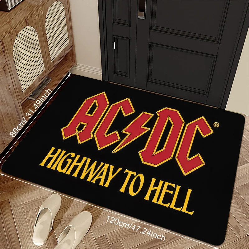 التيار المتناوب/تيار مستمر الطريق السريع إلى الجحيم مدخل الكلمة حصيرة سوداء مقاومة للاستخدام الداخلي والخارجي ترحيب طباعة ترحيب حصيرة |   دعم نونسليب