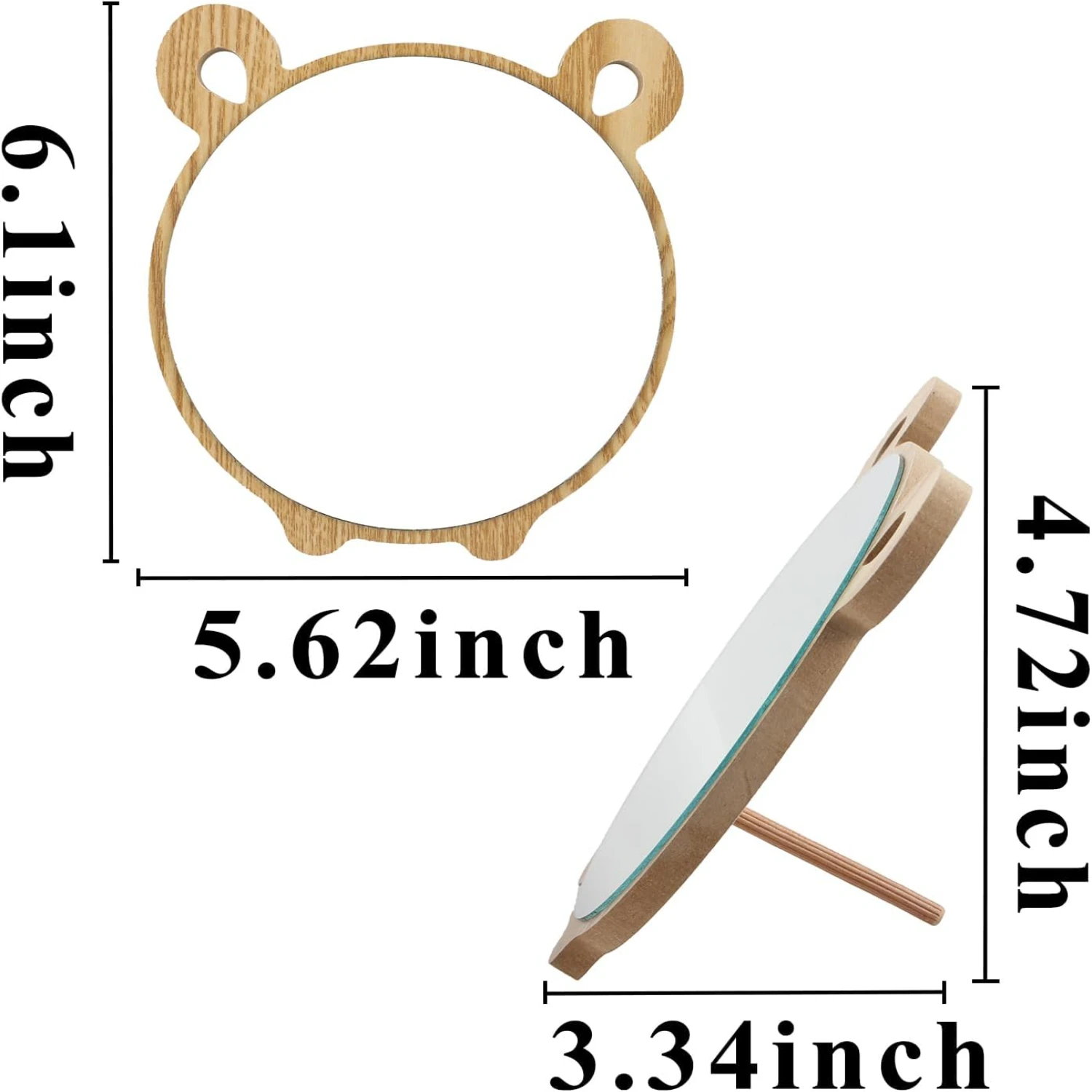 Drewniane biurko w kształcie litery