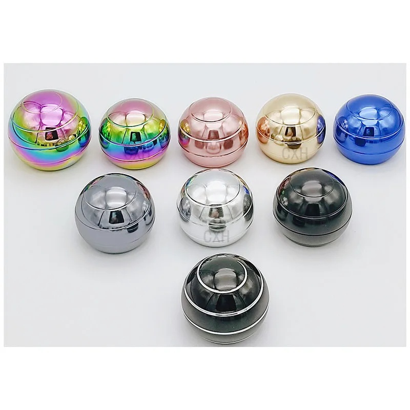 38/40MM45MM55MM Kinetic energy rotating ball decompression toy aviation aluminum alloy transfer gyro rotating metal desktop gyro