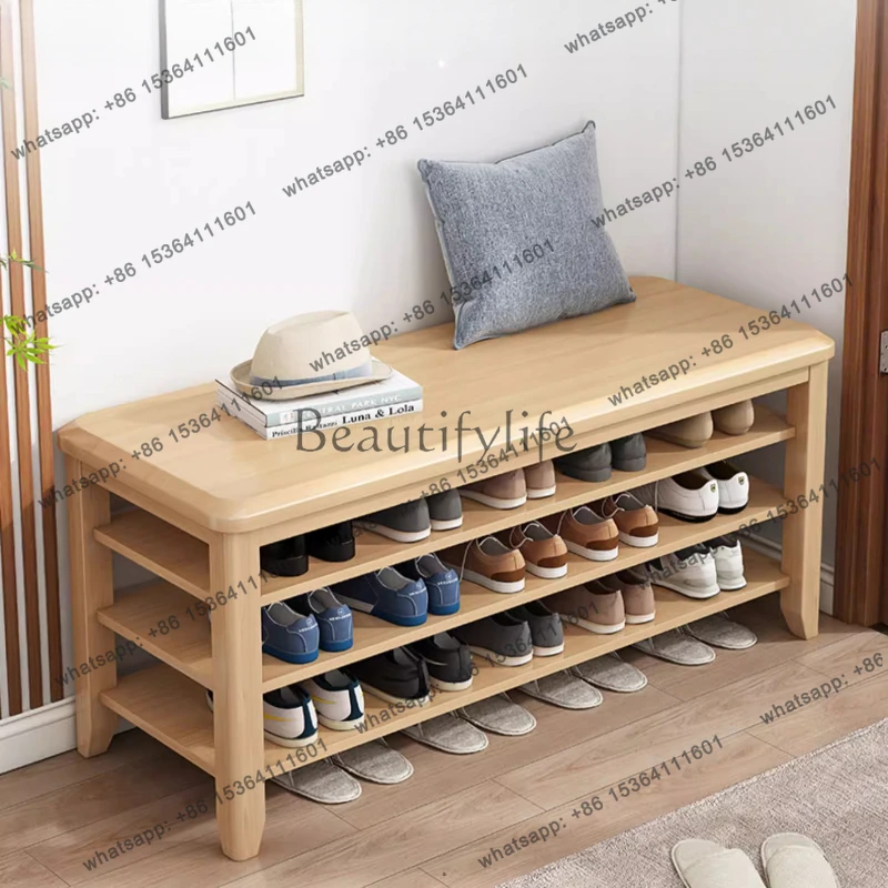 Cleaner Slippers Shoe Shelf Dryer Strider Hallway Stackable Vertical With Seat Shoe Cabinet Wooden Gabinete Salon Furniture Home