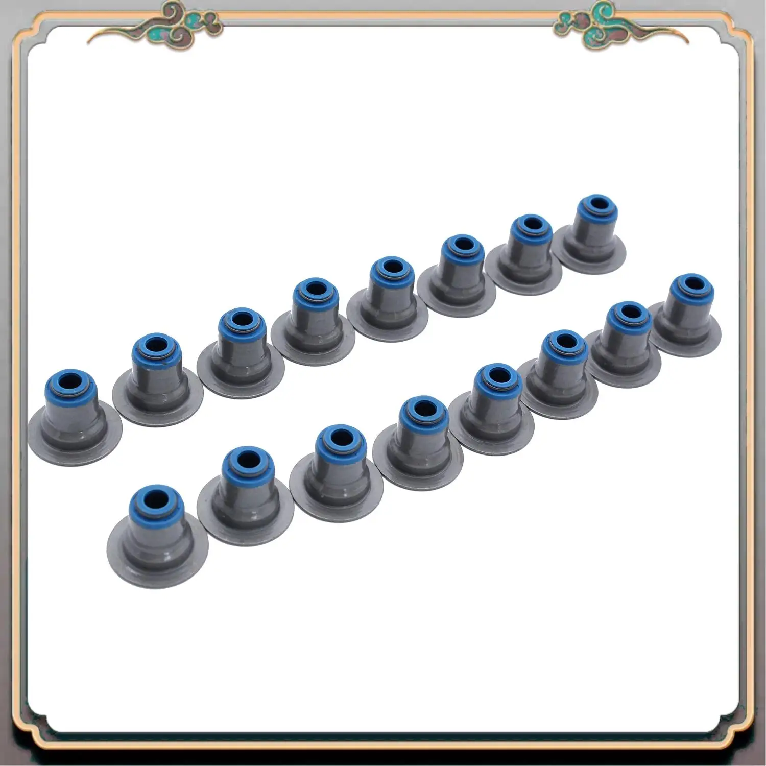 

A73Q-Valve Stem Seals Set Replacement 12482063 Fit For GM LS1 LS2 LS4 LS6 LQ4 LQ9 LM7 L59 LR4 LM4