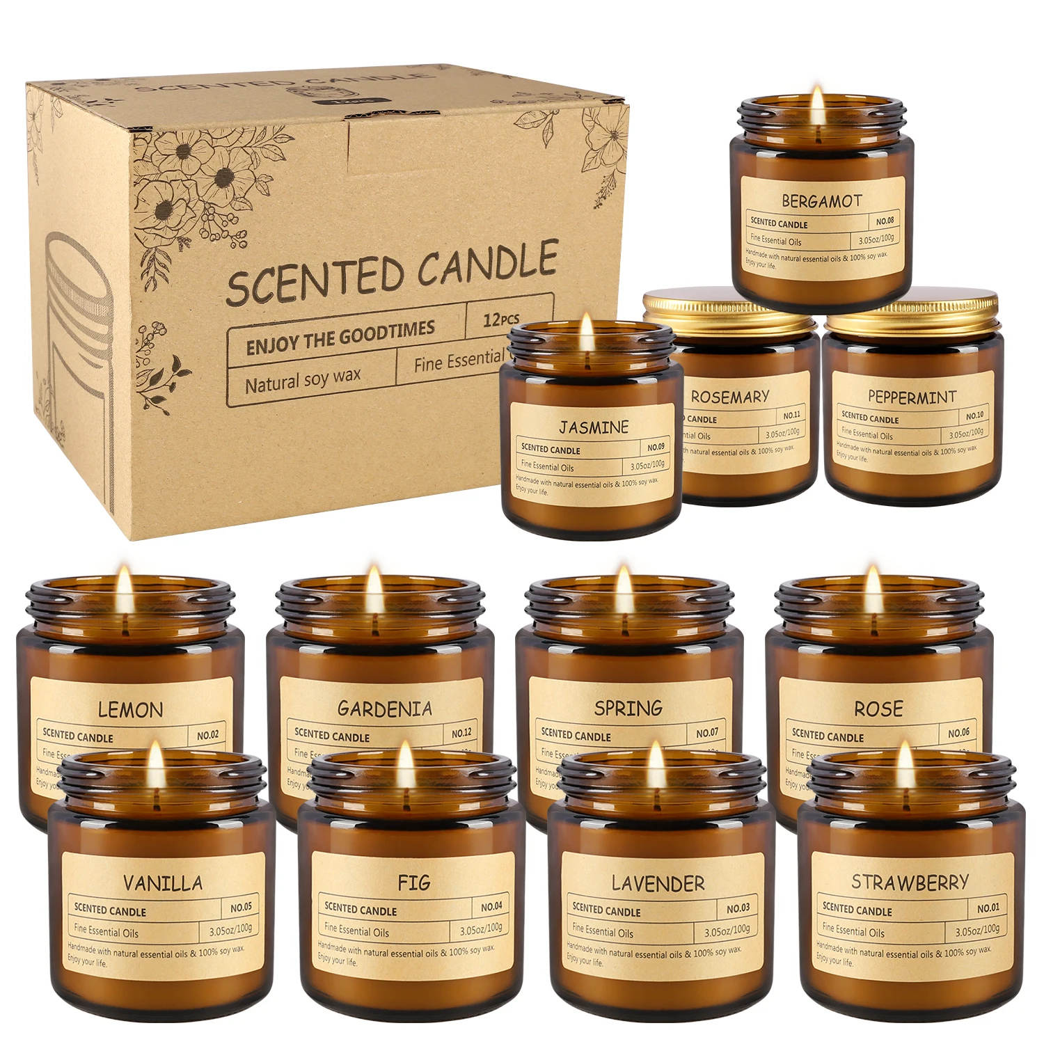12 sachet scented candles with - Fragrance In Home recension och pris