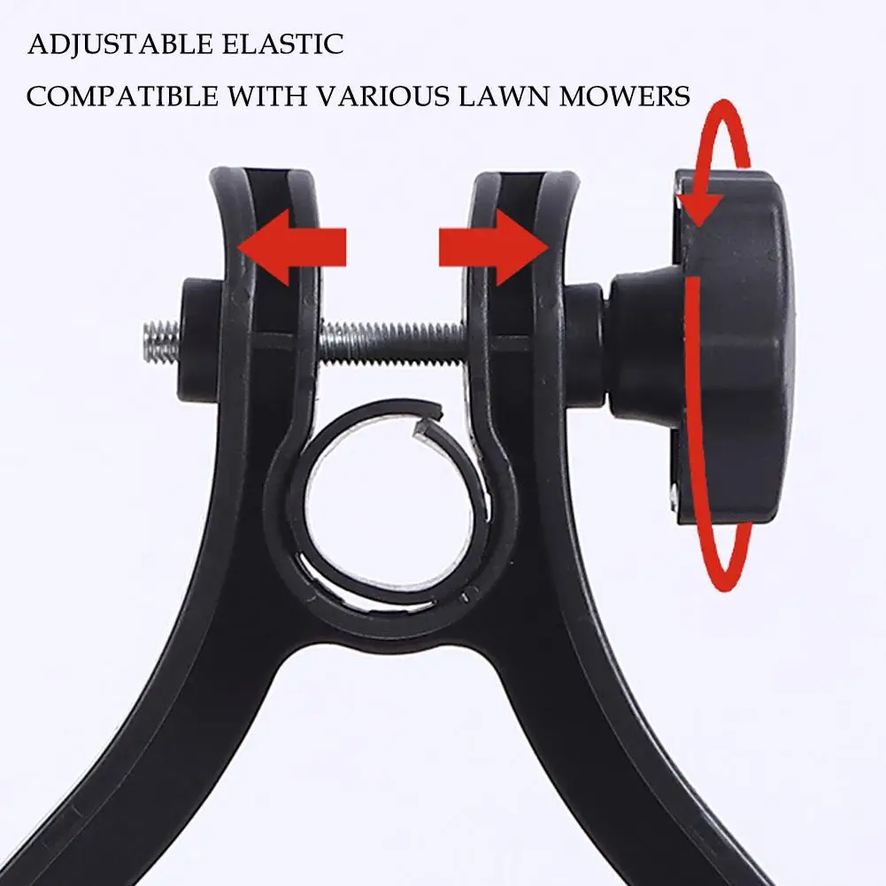 Ruota di supporto per tosaerba ruota regolabile per tagliaerba ruote ausiliarie ruota Trimmer foro per tosaerba stringa 26mm-28mm attacco portatile X4k6