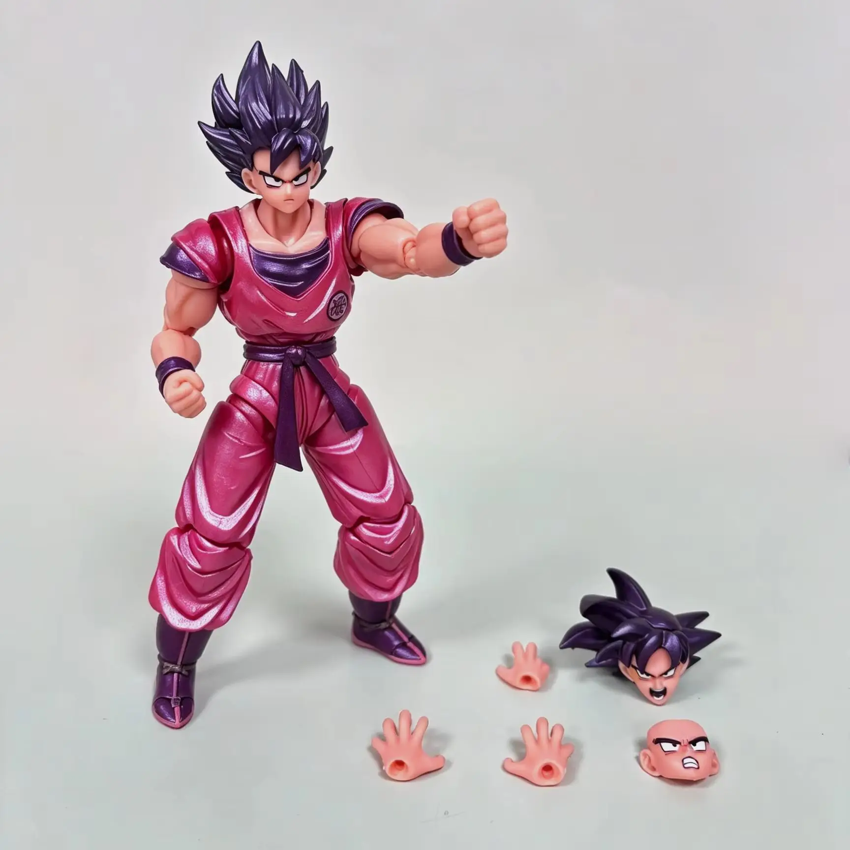 Figurine de collection Bandai SHF Dragon Ball Goku Kaioken, modèle d'anime, cadeau d'anniversaire pour garçon, ornement
