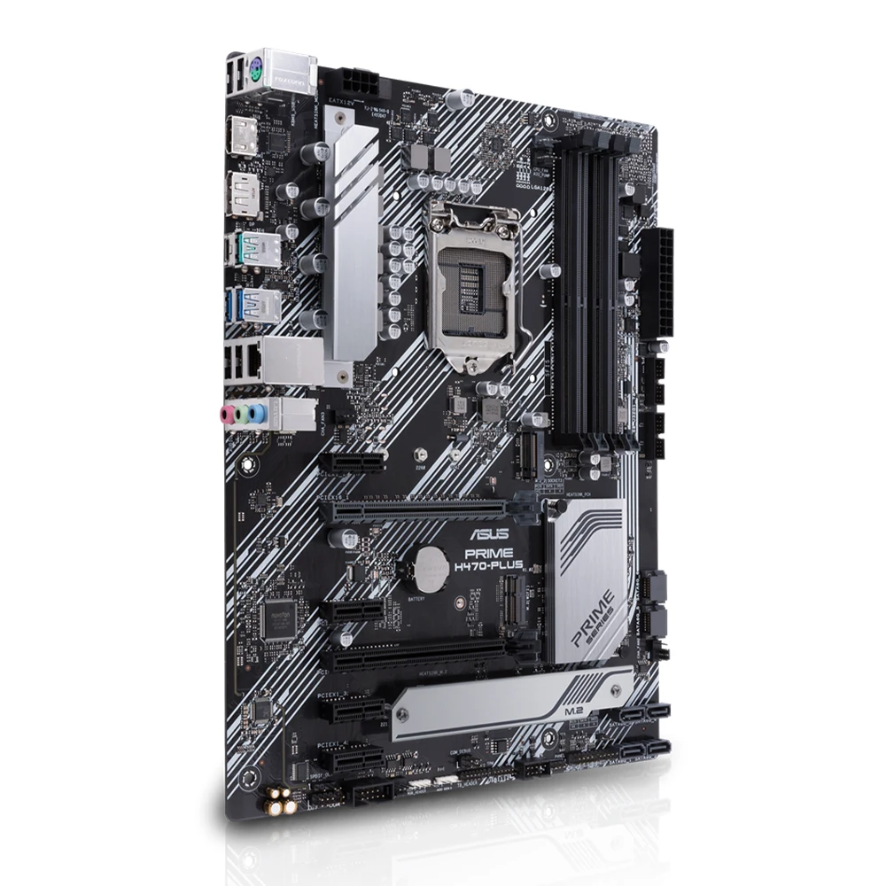 ASUS PRIME H470-PLUS Motherboard Intel H470 Socket 1200 support Core i3-10100 10320 10600 10700K 10900 G5905 cpu DDR4 128GB M.2