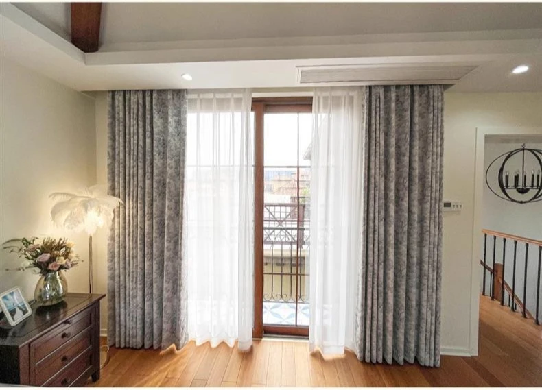 

French Style Retro Style Advanced Feeling High Precision Jacquard Chenille Thickening High Shading Bedroom A Living Room Curtain