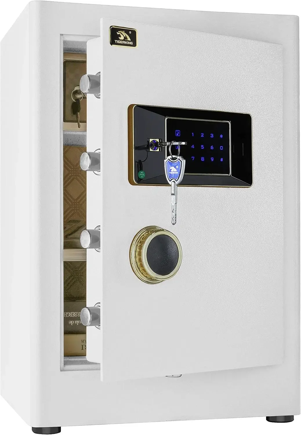 

Security Home Safe, Digital Safe Box- 2.05 Cubic Feet, White