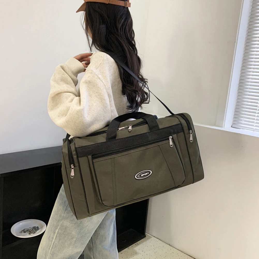 أكسفورد حقيبة الأمتعة اليد سعة كبيرة رحلة العمل حقيبة التخزين مقاوم للماء المحمولة للجنسين سستة في الهواء الطلق الأعمال حقيبة واق من المطر #3