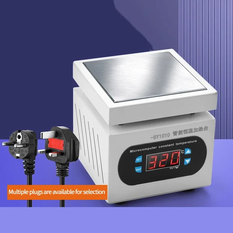 100*100 مللي متر محطة التدفئة الرقمية منصة التسخين الإلكترونية لوح تسخين صيانة محطة التدفئة لإصلاح شاشة PCB LCD