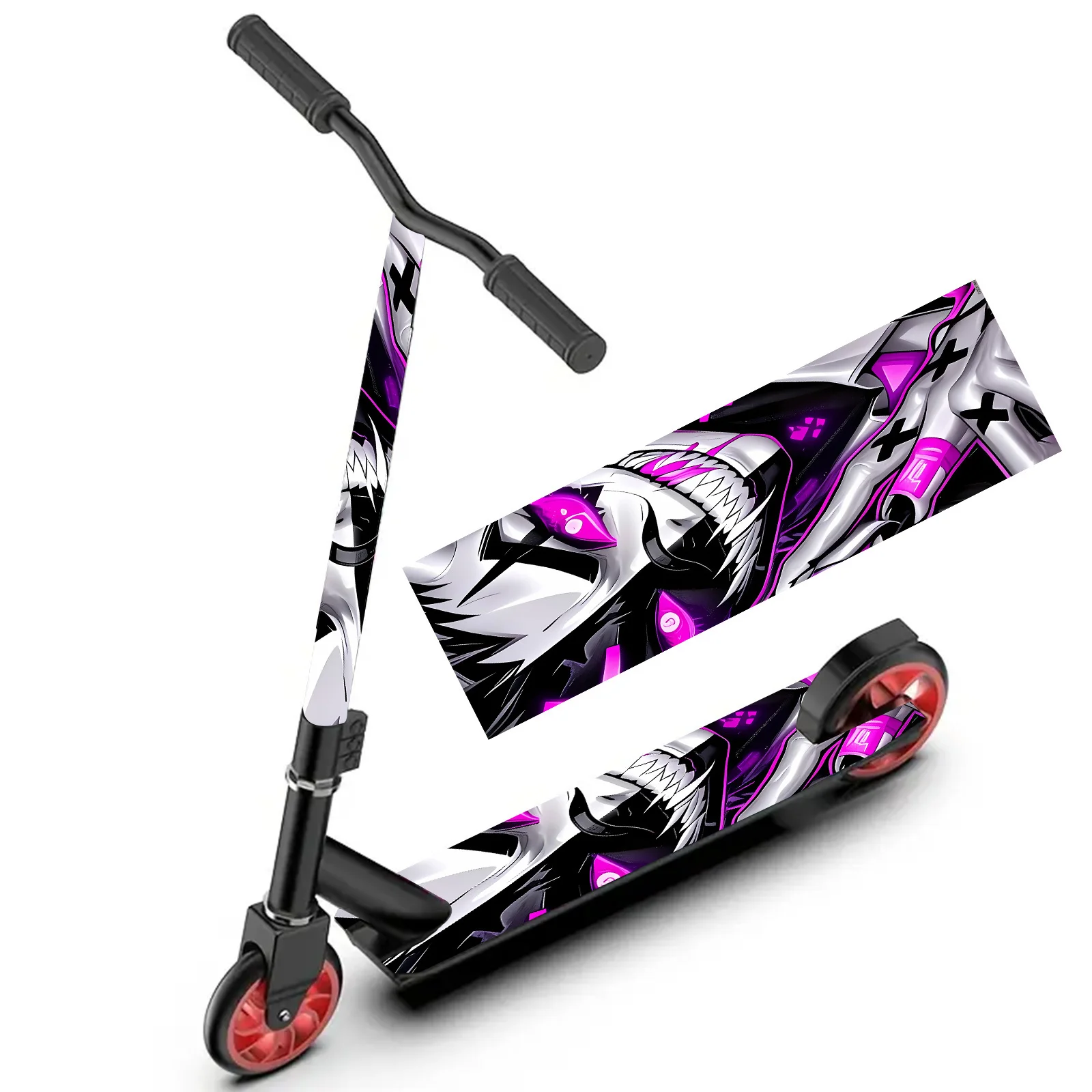 

1 piece, trend scooter sticker, skateboard sticker, suitable for scooters, scooters, portable folding scooters, heavy-duty scoot
