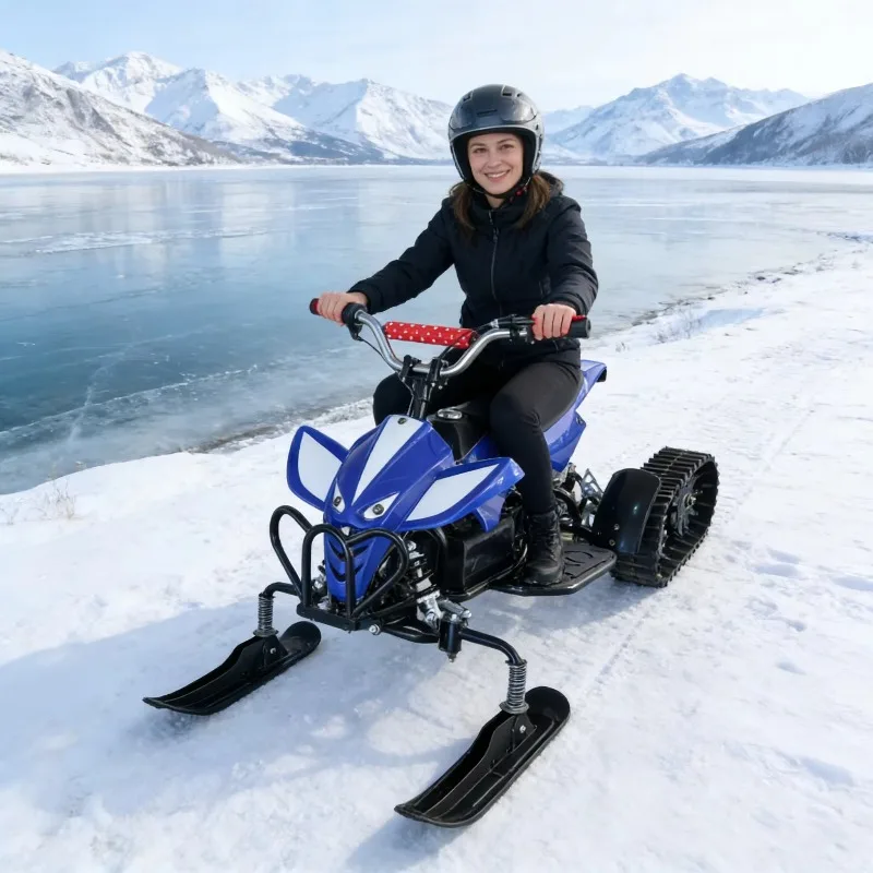Factory wholesale adult electric snowmobiles, adult snowmobiles, high stability, suitable for ski resorts