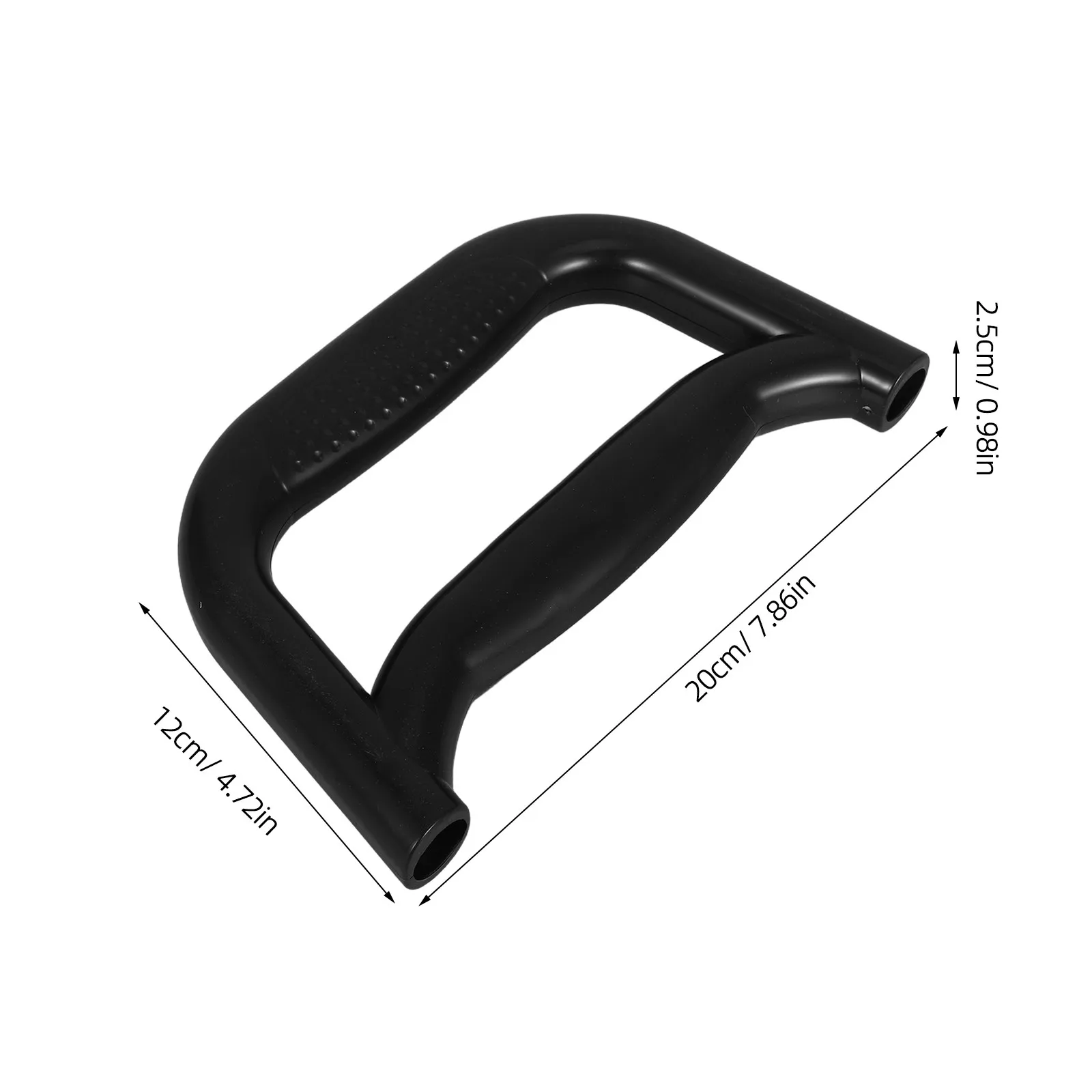 Portable Grocery Cart Handle Replacement Sturdy Wear-Resistant Plastic Push Pull Grip for Folding Trolley Cart Compact