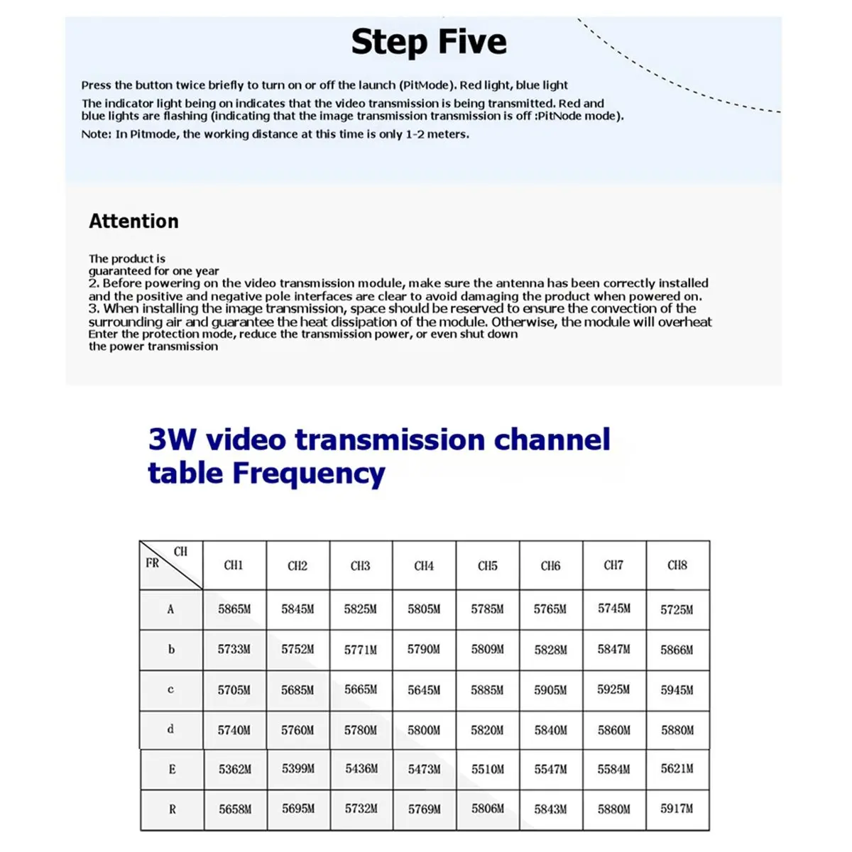 AAAE 5.8G 3W FPV VTX 48CH 3000mW Émetteur vidéo et audio FPV Protocole TBS Réglage des paramètres OSD pour drone FPV RC