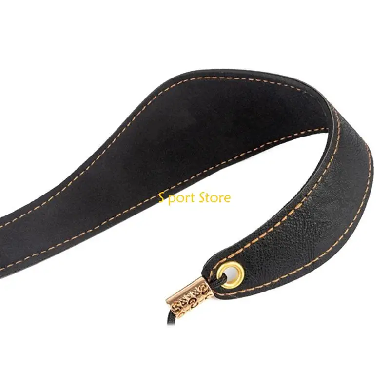 U2JB Saxophone Neck Strap with Soft Leathers Padded for Alto Tenors Clarinet Oboe Sax