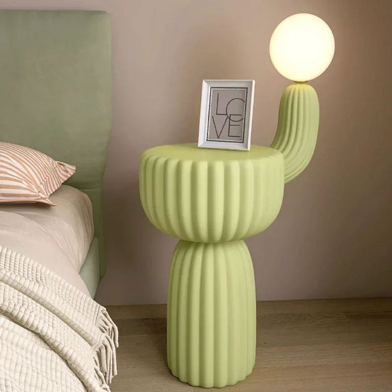 Design Cute Green Nightstands Small Aesthetic Side Bedside Table Storage Unique Kids Bedroom Szafki Nocne Home Decorations