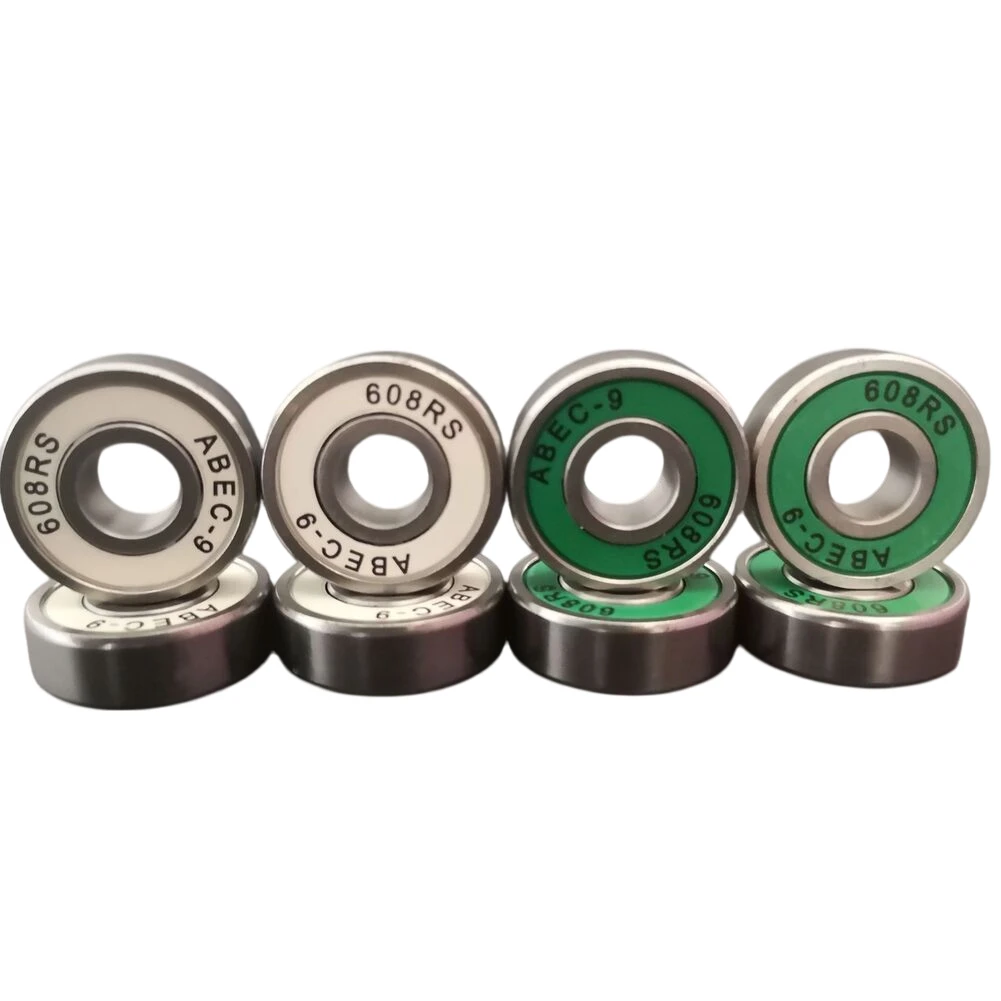 8pcs 608RS Skateboard Bearing Longboard Bearing ABEC-9 Silent Bearing For Skateboards Longboards Drift Boards And Roller Skates