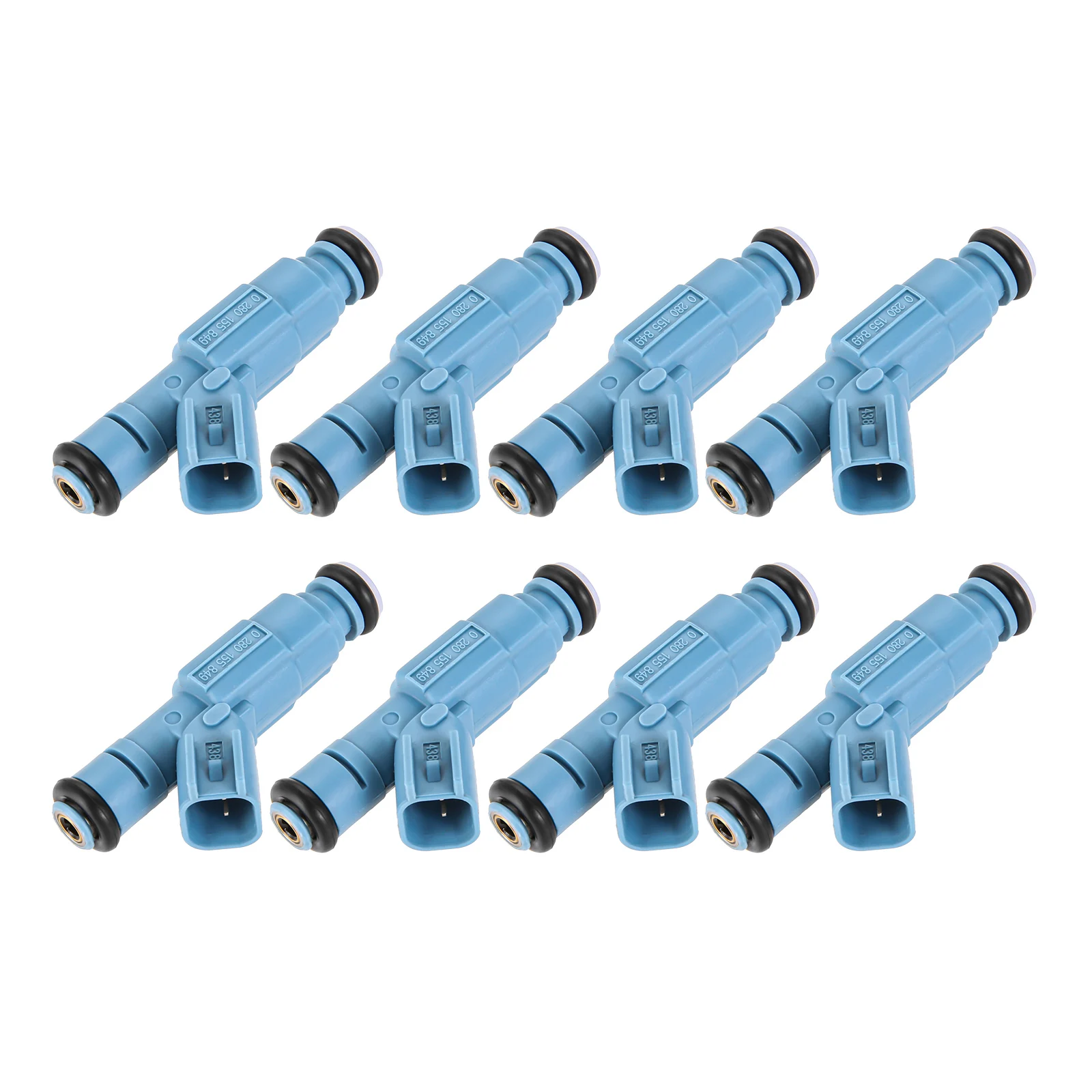 

8Pcs Fuel Injectors 0280155849 Fit for Chrysler Aspen Dodge Ram Durango Jeep Grand Cherokee 4.7L V8 822-11149 XF1E-A5B CM4902