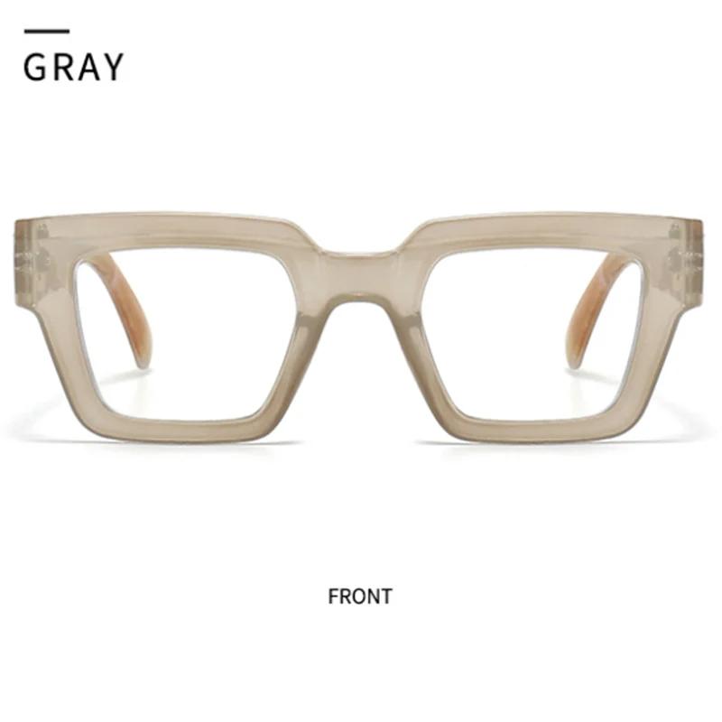 Fashion Square Dicken Rahmen Lesebrille Frauen Blau Licht Blockieren Presbyopie Brillen Für Männer Komfortable Computer Gläser – Detail 12