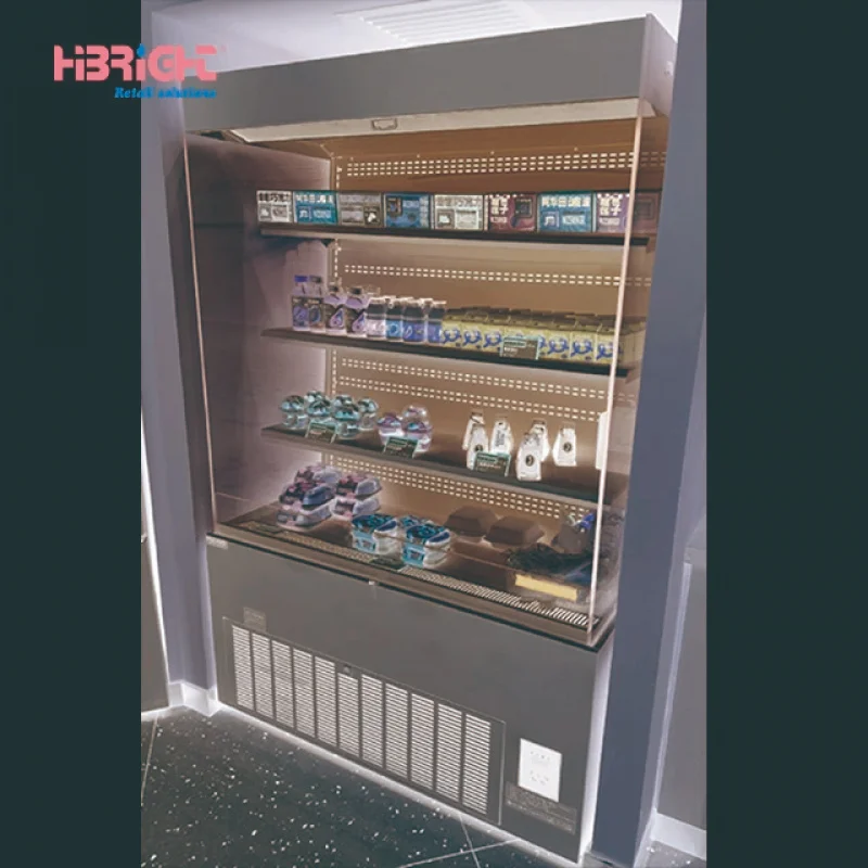 custom.Highbright Large Capacity Stainless Steel Display Cabinet Multiple Tiers Durable-standing Bakery Showcase Fl