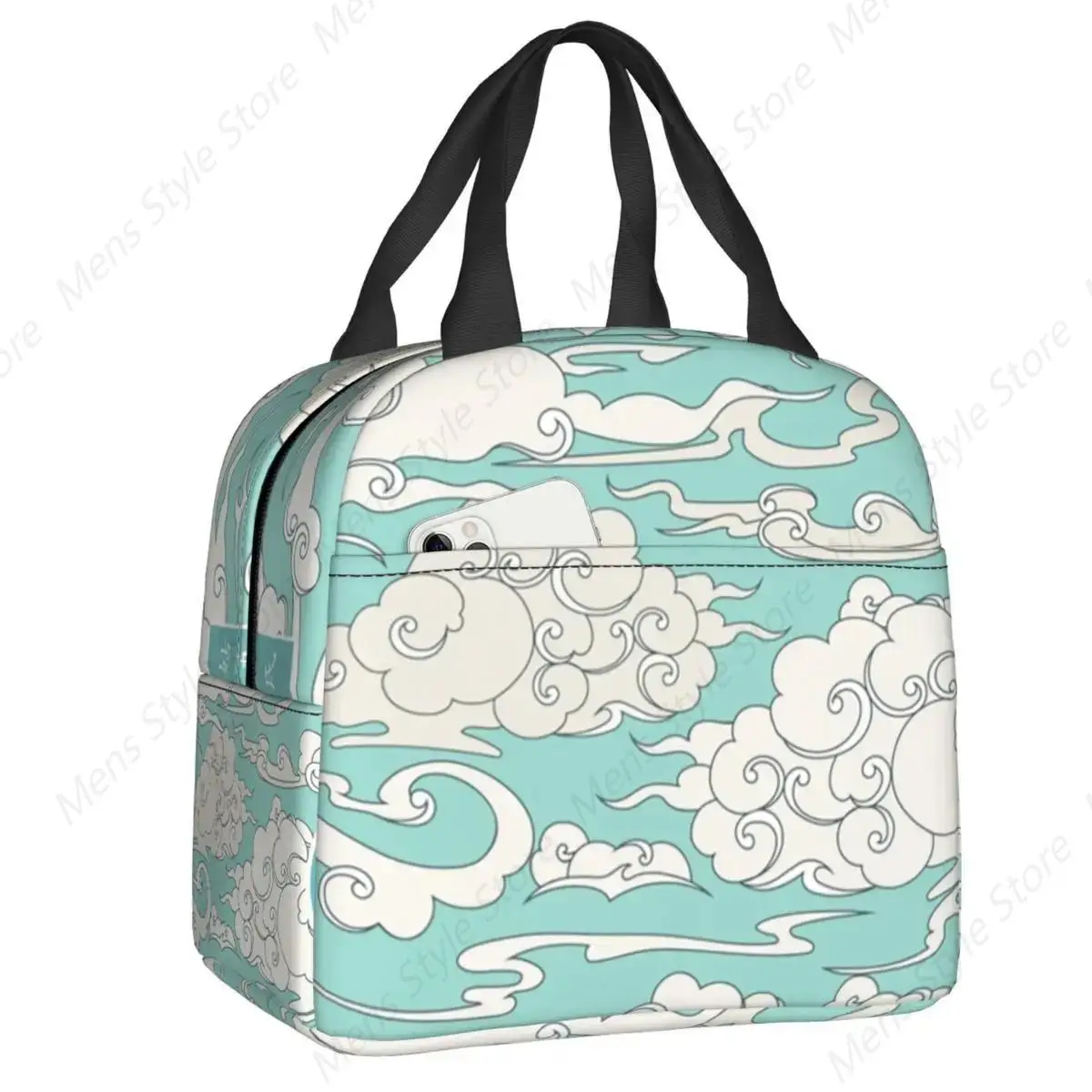 Gusu Lan Thermal Insulated Lunch Bag Women VARIANT Portable Lunch Container for School Multifunction Food Box