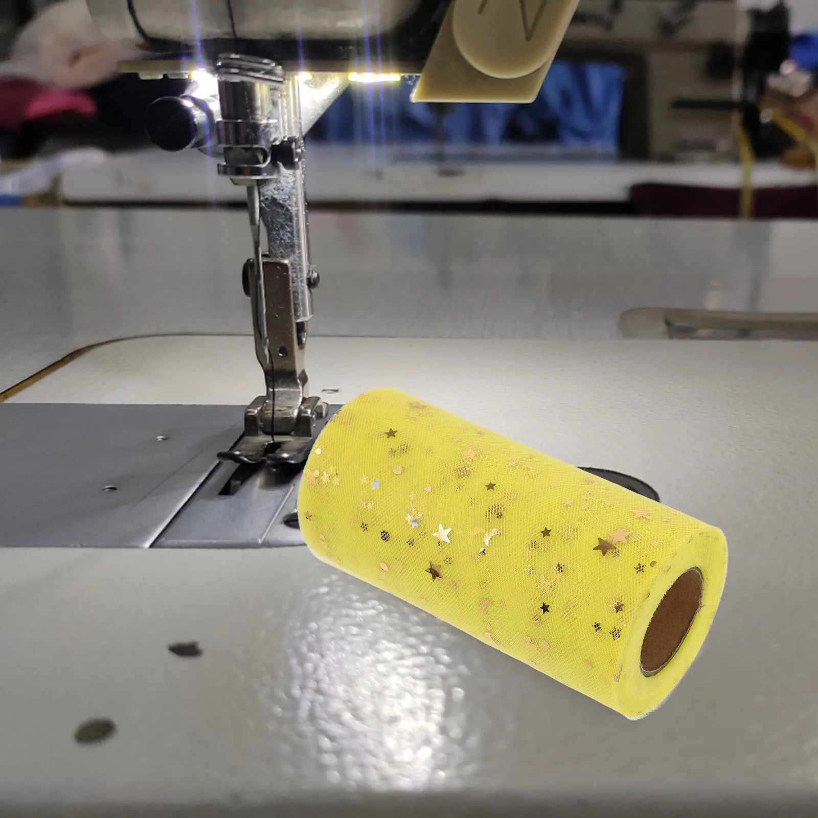 

Wedding Decor Sequin Gauze Skirt Party Table for Parties Skirts Tablecloth Yellow