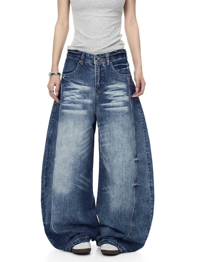 Pantaloni Scimitar Donna Per Donna Baggy Autunno Velluto Cargo Oversize All'aperto Gamba larga Multi-tasche Patchwork Plaid Urban Y2k