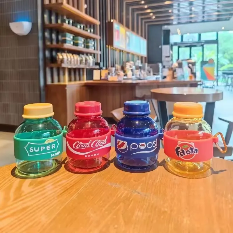 

Mini Water Bottle 330ml Cute Water Bottle For Girls Style Outdoor Portable Plastic Water Bottles Creative Gifts For Friends