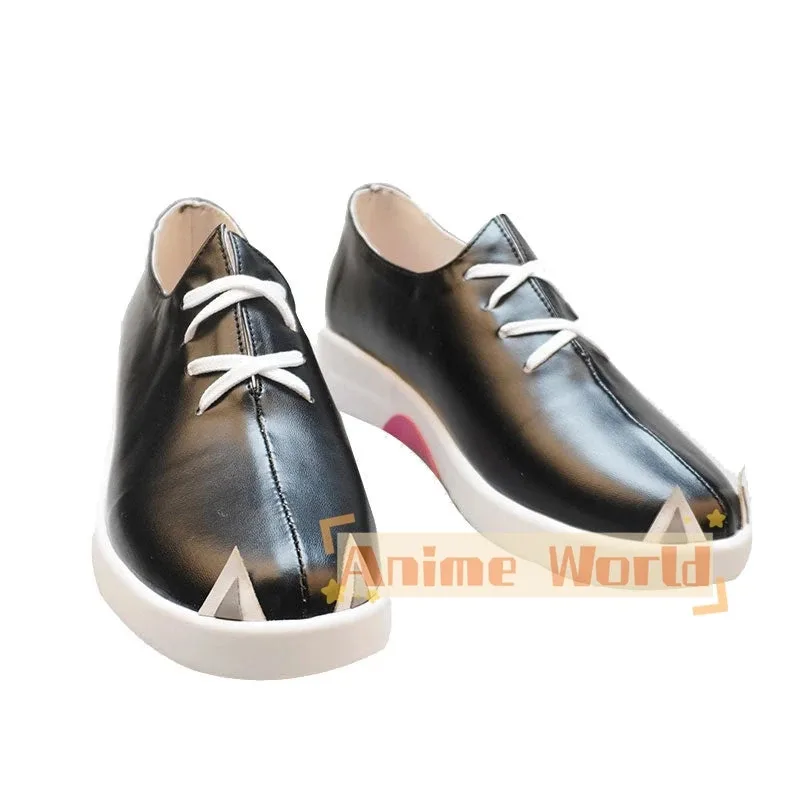 الظاهري YouTuber Nekota Tsuna تأثيري أحذية بو أحذية من الجلد هالوين كرنفال الأحذية مخصص