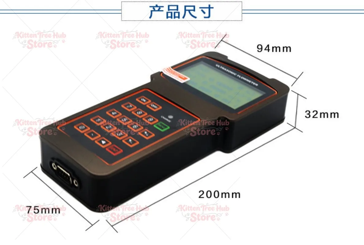 Handheld Ultrasonic Flow Meter Portable Intelligent Ultrasonic Flow