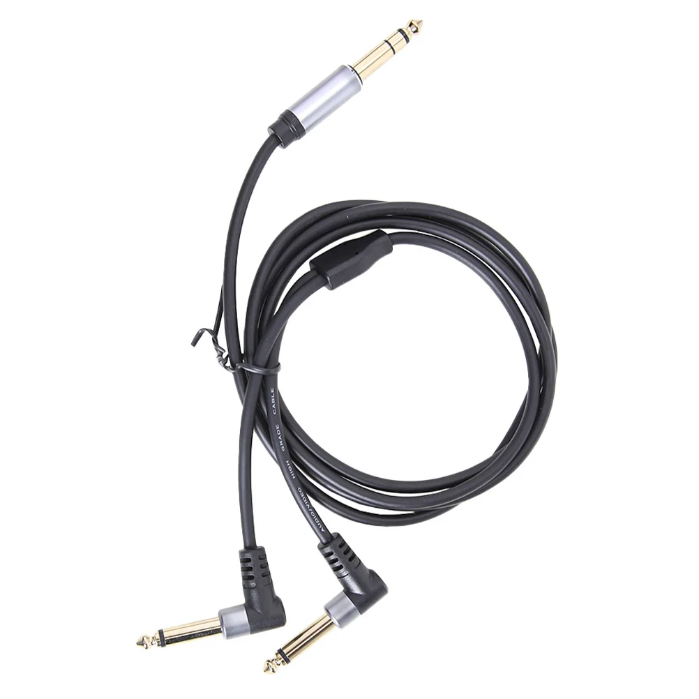 6.35 مللي متر ذكر إلى ذكر نقل الصوت 1.5 متر كابل أداة عالية الدقة لمرحلة الجيتار الكهربائي معدات الصوت المزدوج 6.5