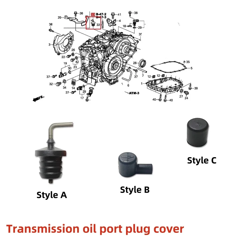 

Transmission Fuel Filler Cap Fuel Port Plug Cap For Honda ACCORD CIVIC CRV ODYSSEY FIT JAZZ CITY VEZEL