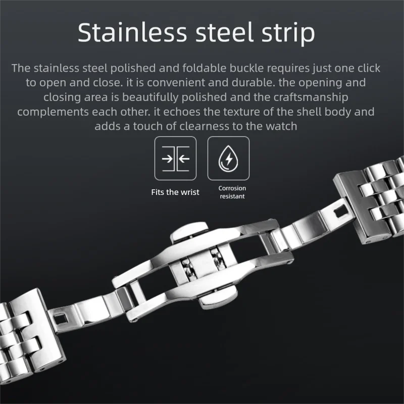 2025 Шанхайские мужские часы, автоматические механические часы, многофункциональные часы с календарем и неделей, сапфировые водонепроницаемые мужские часы 6027