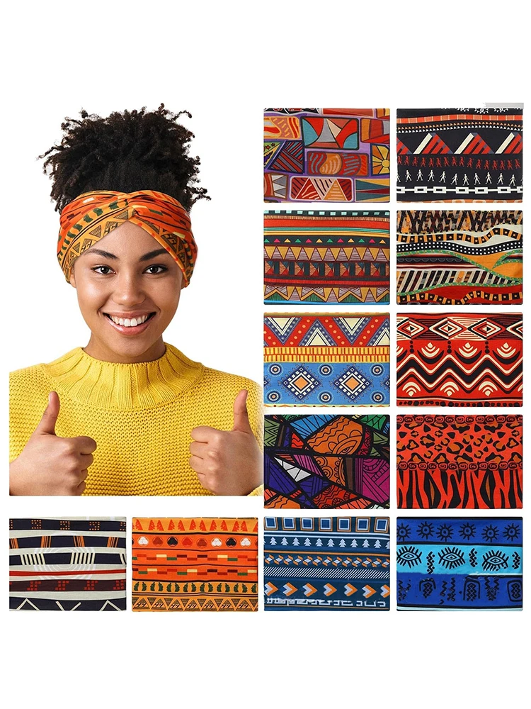 Élargissement haute résistance bohème Yoga sport bandeau Style africain bandeau Yoga bandeau pour l'exercice