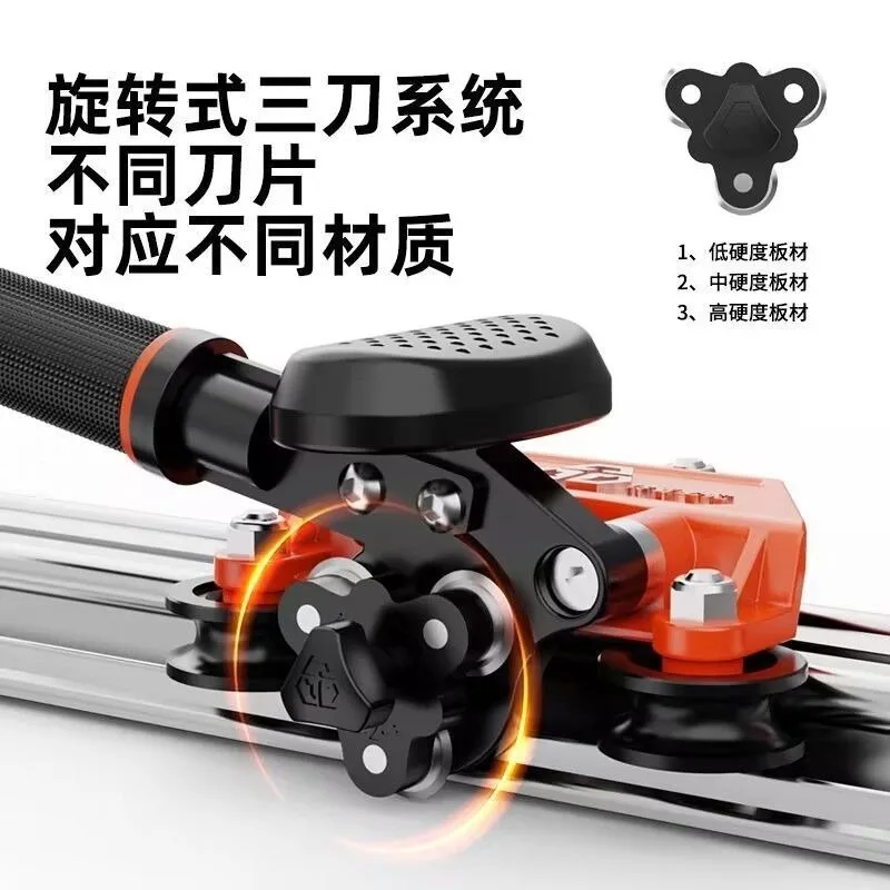 มีดกดติดตาม กระเบื้องปูพื้นหิน เครื่องตัดมือถือ แผ่นบางที่มีความแม่นยําสูงแบบพกพา มีดกดดึงแผ่นใหญ่