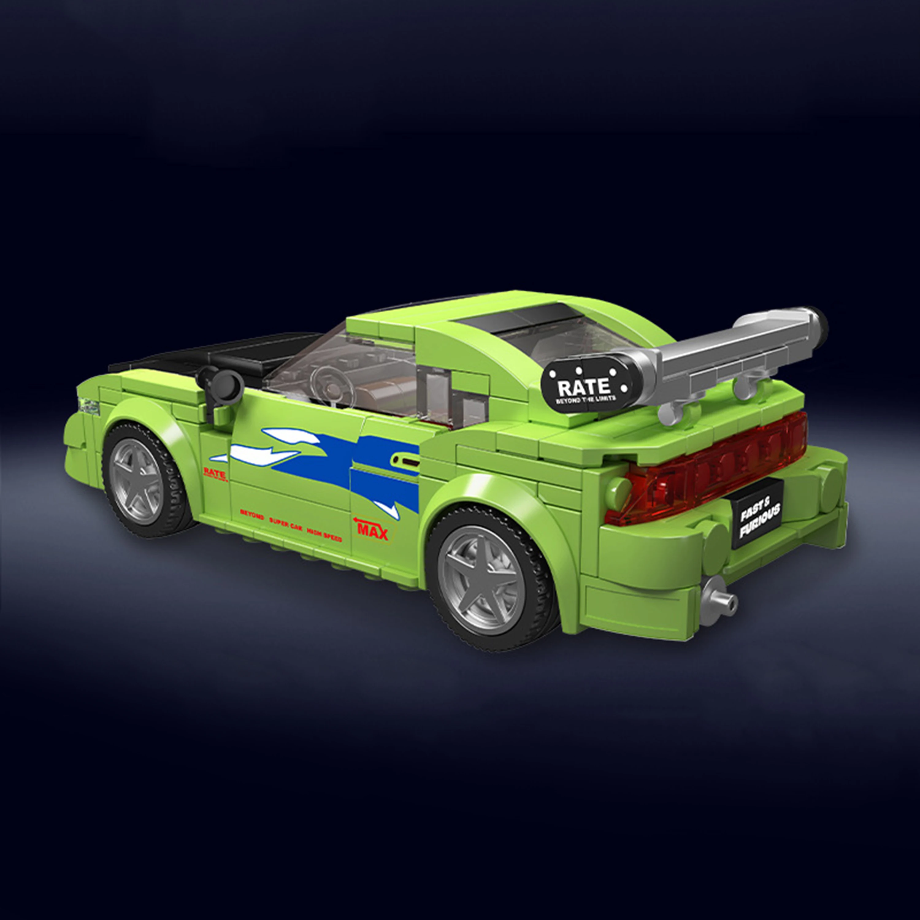 ミニレーシングカービルディングブロック組み立てモデルクリエイティブ車両教育パズルおもちゃディスプレイコレクションギフト卸売