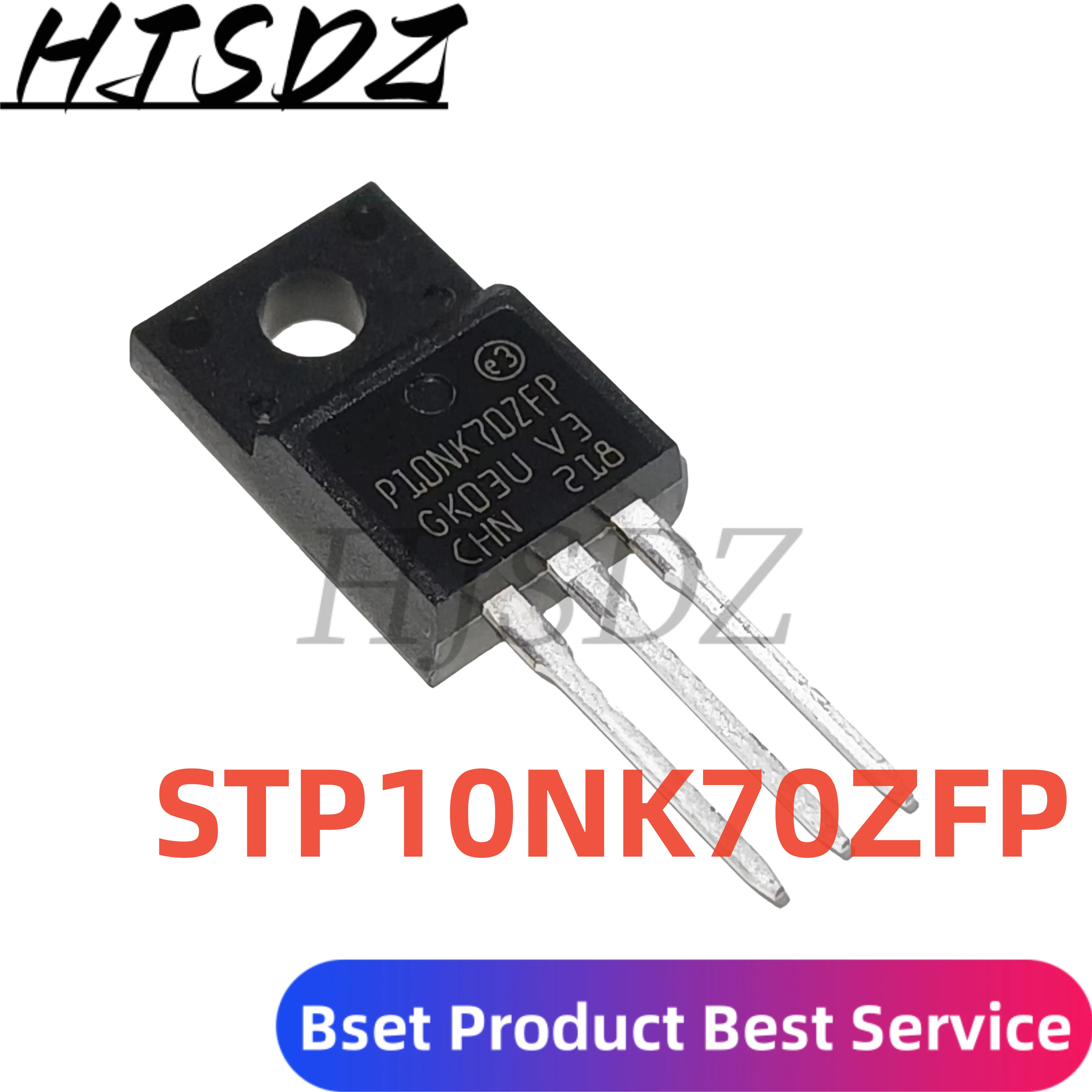 10 Piezas STP10NK70ZFP STP10NK60ZFP STP10NK80ZFP STP11NK40ZFP STP11NK50ZFP STP13NK60ZFP STP14NK50ZFP STP14NK60ZFP STP15NK50ZFP