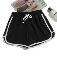 Short de yoga pour femmes, vêtements d'extérieur d'été, taille moyenne, pantalon droit ample, élégant, fin, respirant, jambes larges, pantalon court de gymnastique 4