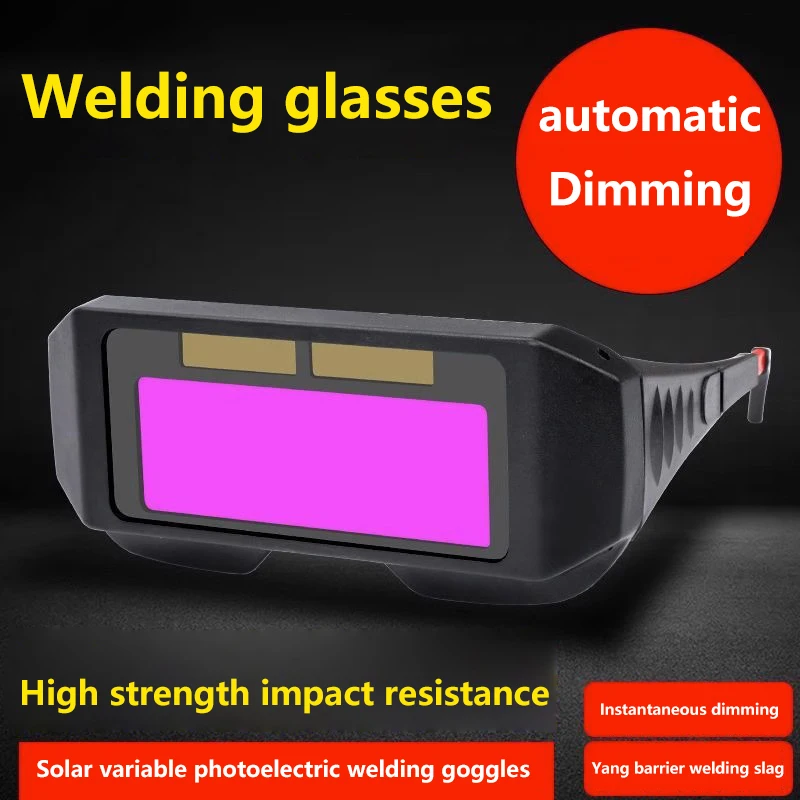 Automatic Dimming Welding Glasses For Welding Masks EyeGlasses Accessories Light Change Auto Darkening Anti-Eyes Shield Goggle